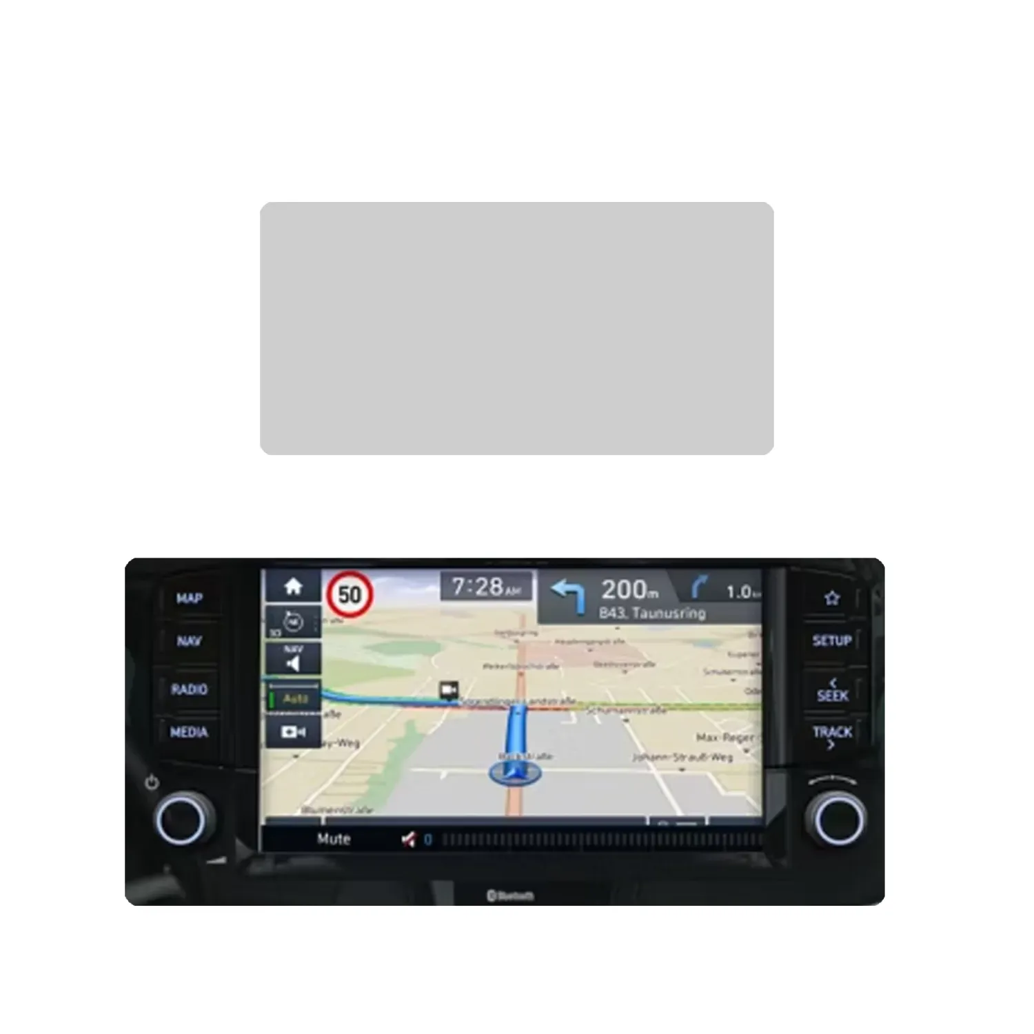 DISPRO Screenprotector voor Hyundai i10 – Matte Antifingerprint