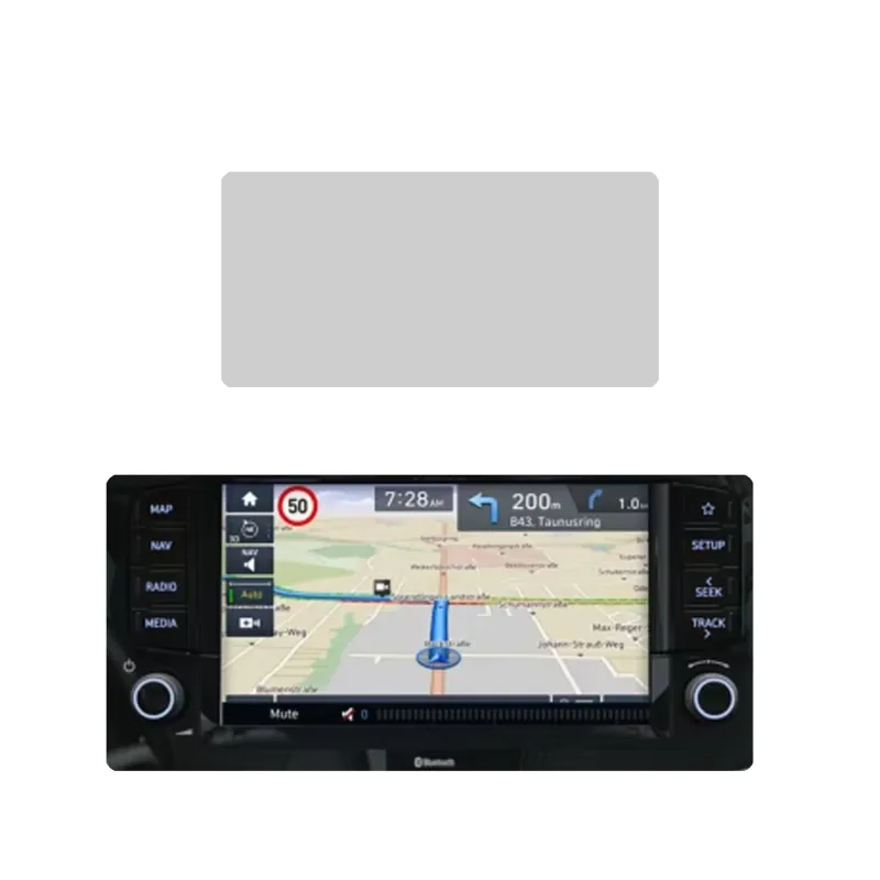 DISPRO Screenprotector voor Hyundai i10 – Matte Antifingerprint