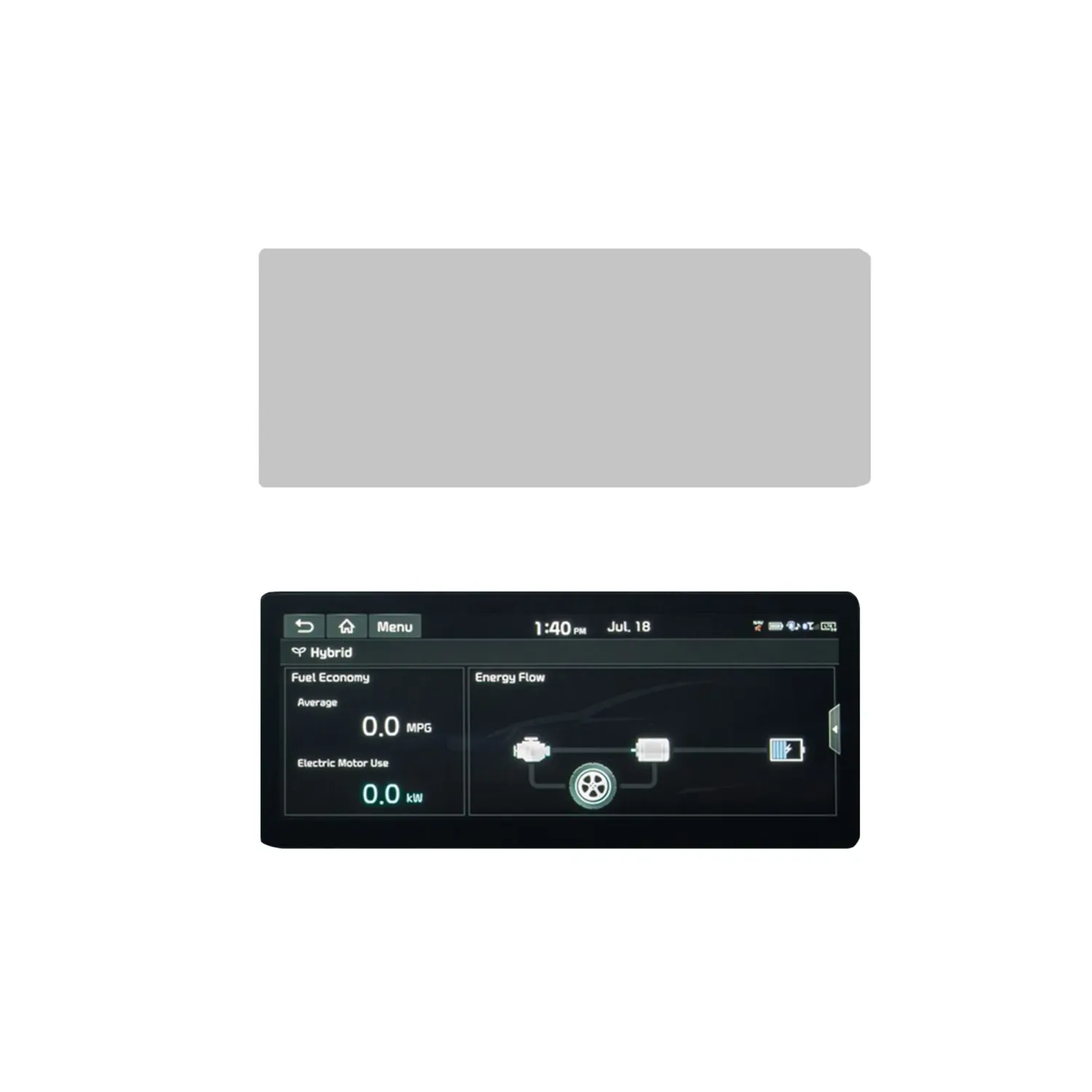 DISPRO Screenprotector Kia Niro – Matte Anti-Fingerprint