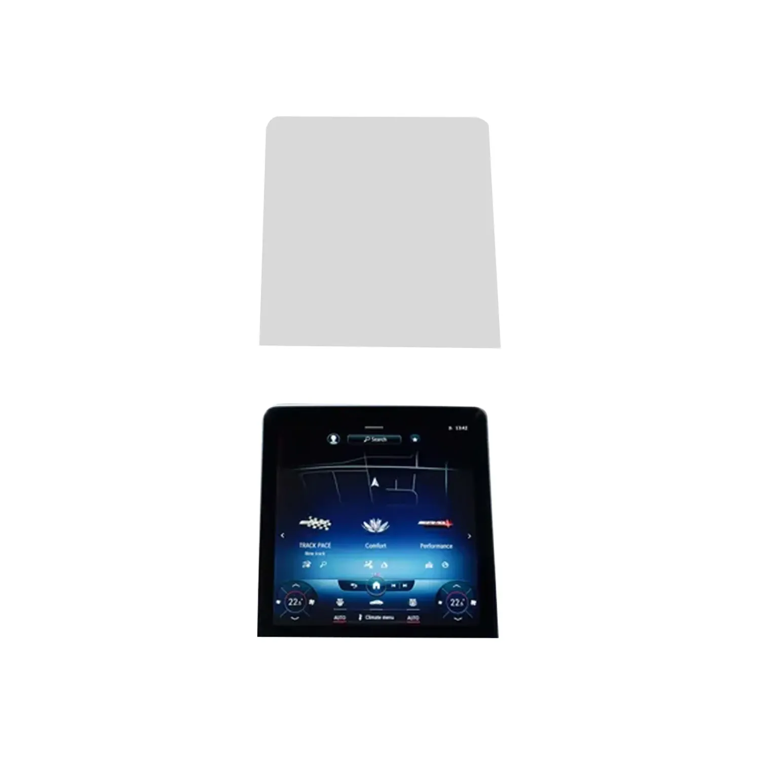 DISPRO Screenprotector Mercedes GLC X254 / C254 – Matte Anti‑Fingerprint