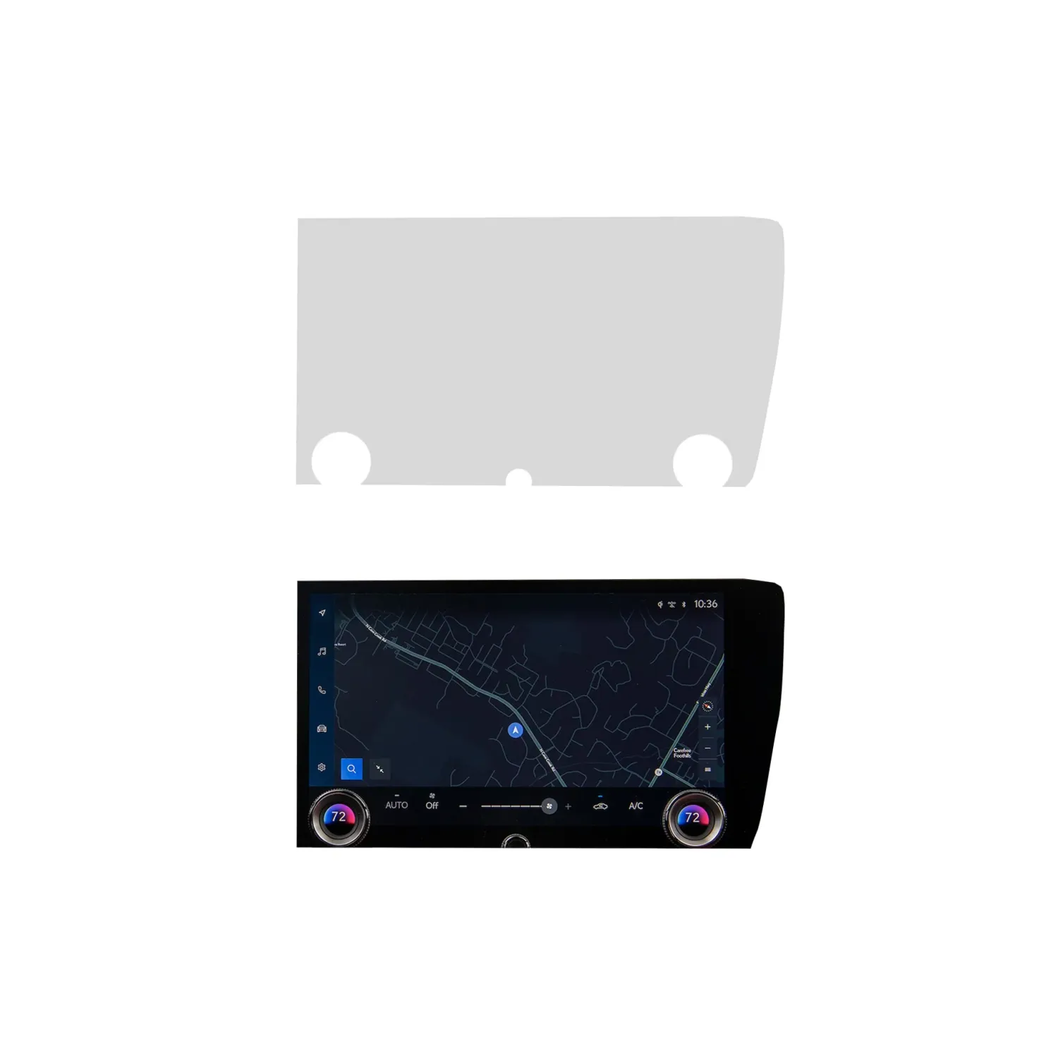 DISPRO Screenprotector Lexus NX 9,8 inch – Matte Anti-Fingerprint