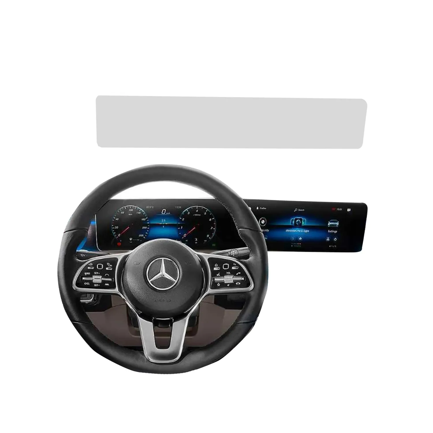 DISPRO Screenprotector Mercedes EQB X243 – Matte Anti‑Fingerprint
