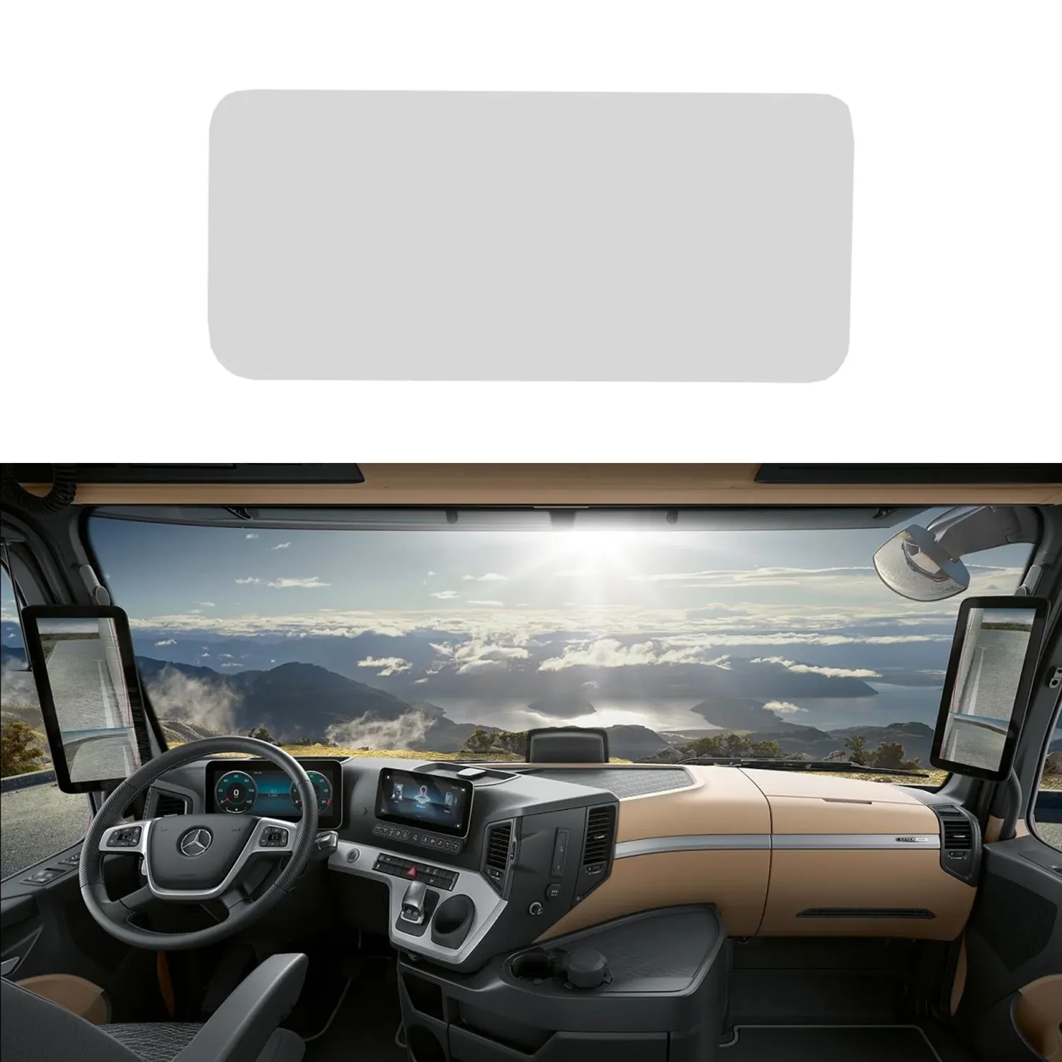 DISPRO Screenprotector Mercedes Actros – Matte Anti-Fingerprint
