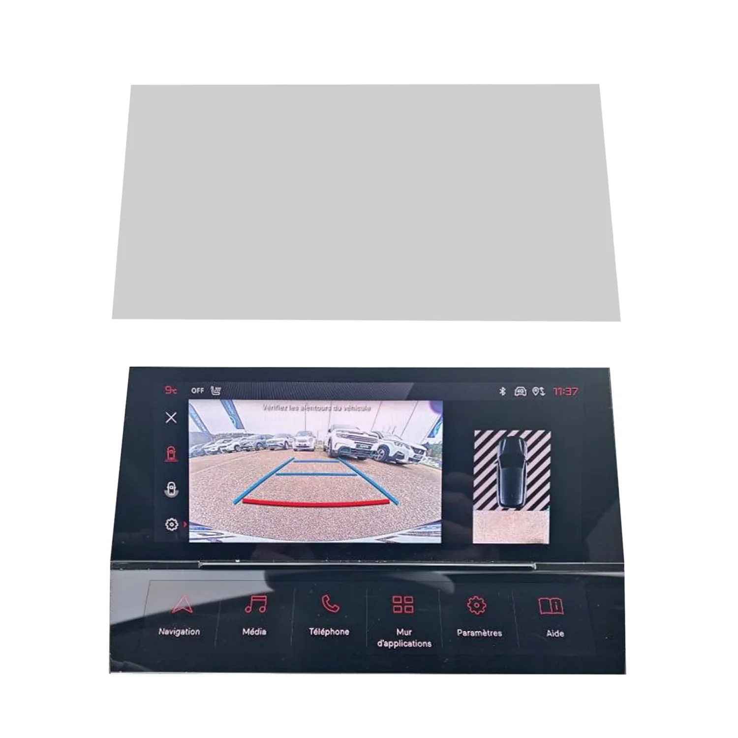 DISPRO Screenprotector Peugeot 308 – Matte Anti-Fingerprint