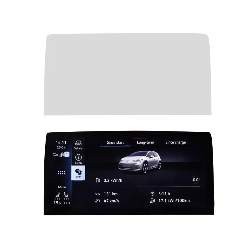 DISPRO Screenprotector Volkswagen ID.3 / ID.4 / ID.5 12 inch – Matte Anti‑Fingerprint