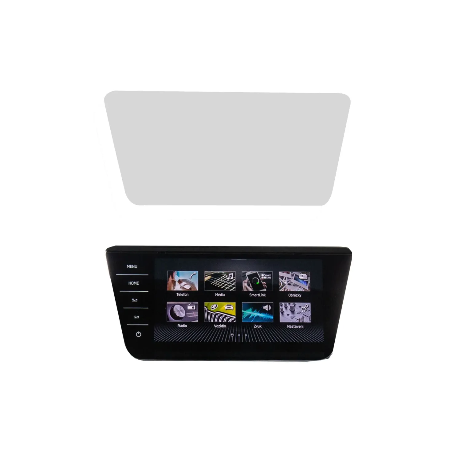DISPRO Screenprotector Skoda Superb 2017–2023 Full Screen – Matte Anti-Fingerprint