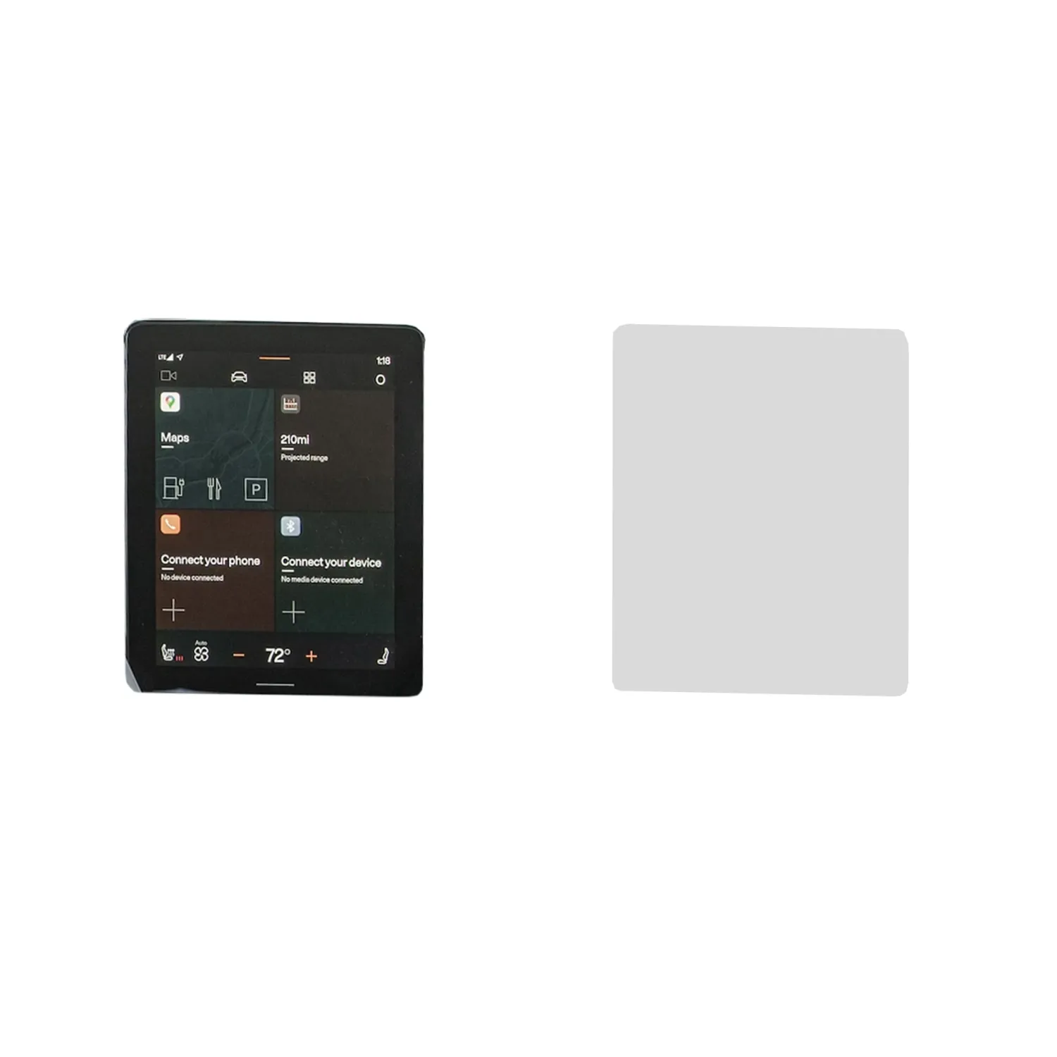 DISPRO Screenprotector Polestar 2 – Matte Anti‑Fingerprint