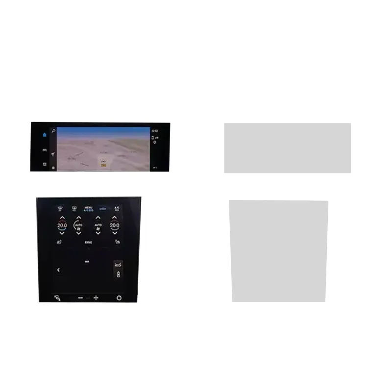 DISPRO Screenprotector Porsche Taycan 2019–heden (2-delig) – Matte Anti-Fingerprint