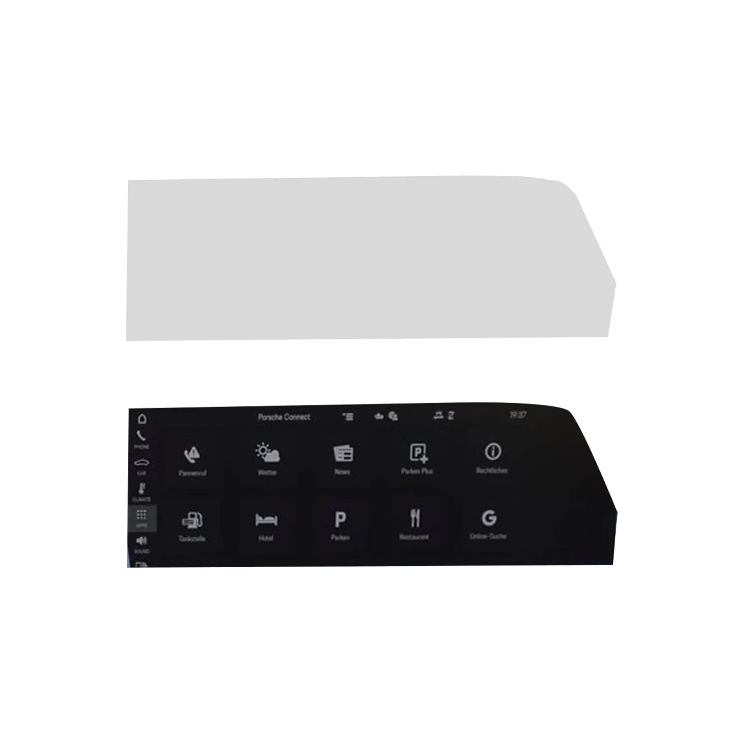 DISPRO Screenprotector Porsche 911 (992) – Matte Anti-Fingerprint