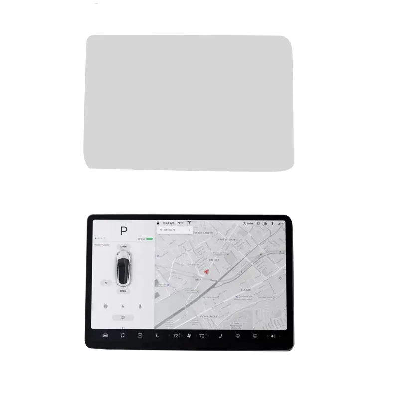 DISPRO Screenprotector Tesla Model 3 – Matte Anti‑Fingerprint