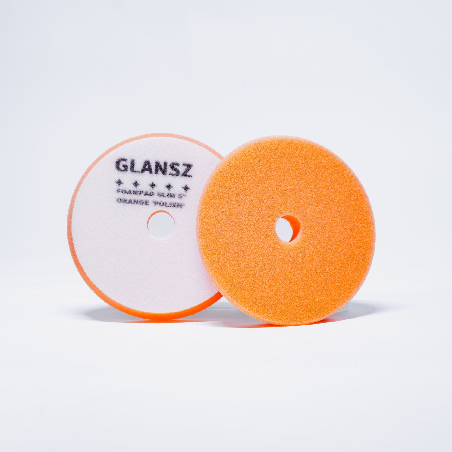 Foampad Glansz, Slim Oranje 5&quot; Polish