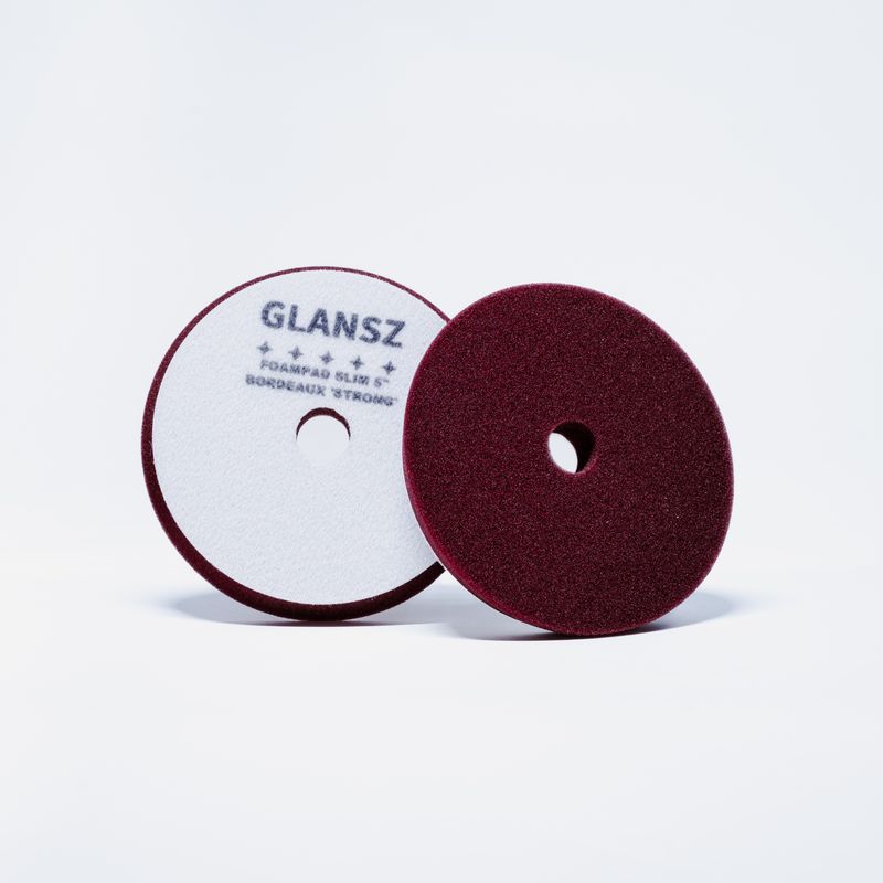 Foampad Glansz, Slim Bordeaux 3&quot; Sterk