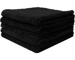 Microfiber Edgeless 500gsm zwart 40x40cm