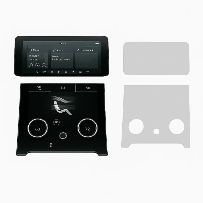 DISPRO Screenprotector Range Rover Evoque (2‑delig) – Matte Anti‑Fingerprint