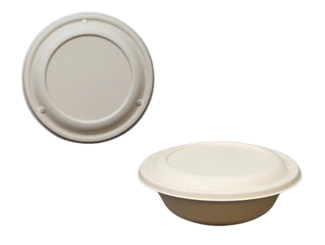 12 oz BAGASSE FOOD BOWL LID