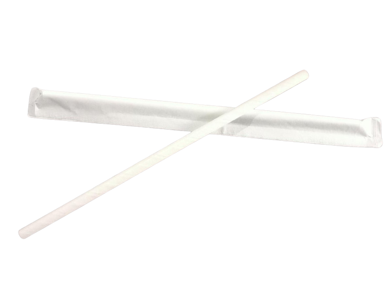 BIOEGRADEABLE PAPER STRAWS (8mm)