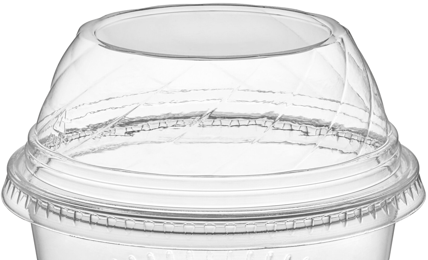 8oz CLEAR SUNDAE LID