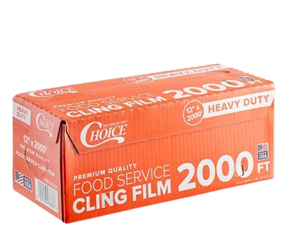 HEAVY DUTY CLING FILM 12&quot; x 2000 FOOT