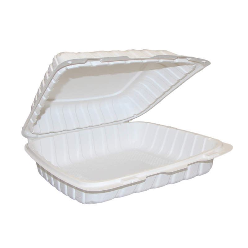 Mineral Filled Polypropylene (MFPP) Hinged Containers - 9” x 6” x 3”