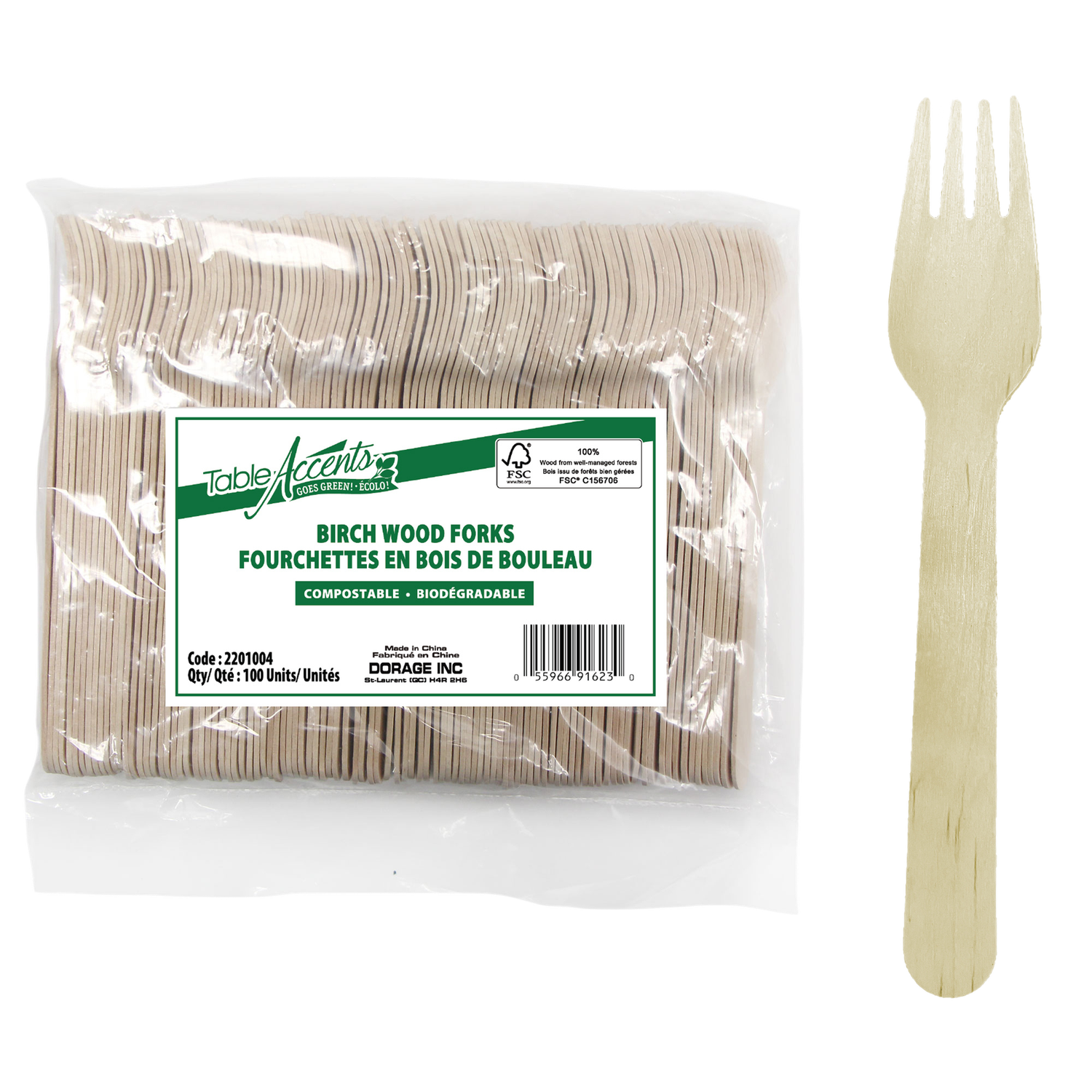 Birch Wood Forks - 157mm