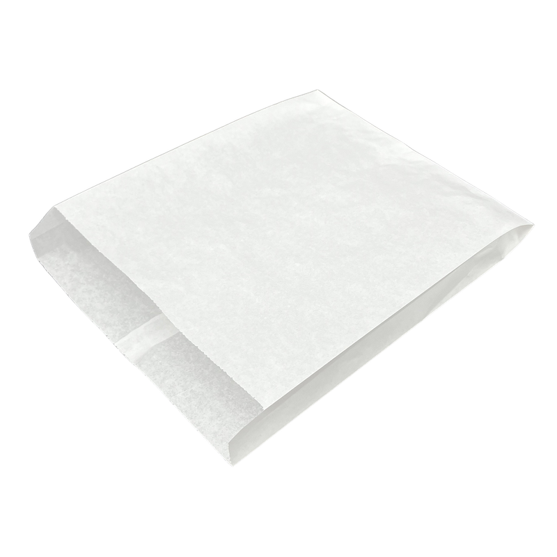 Greaseproof Paper Sandwich Bags - 6” x 0.75” x 6.75” - White