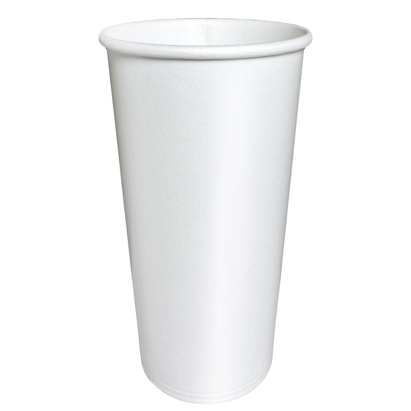 Cold Drink Paper Cups - 20oz - White