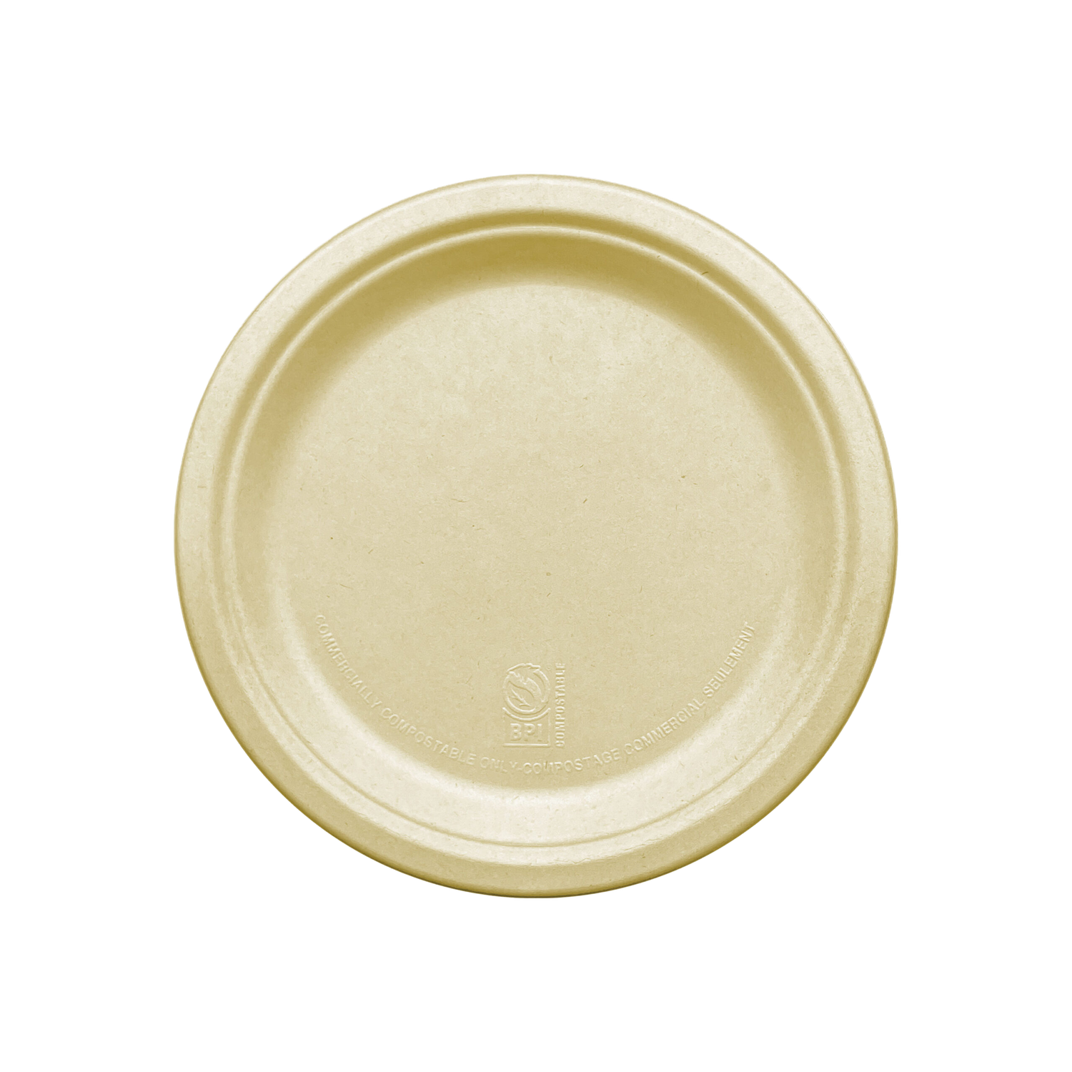 Compostable Plates - 7” - Bagasse