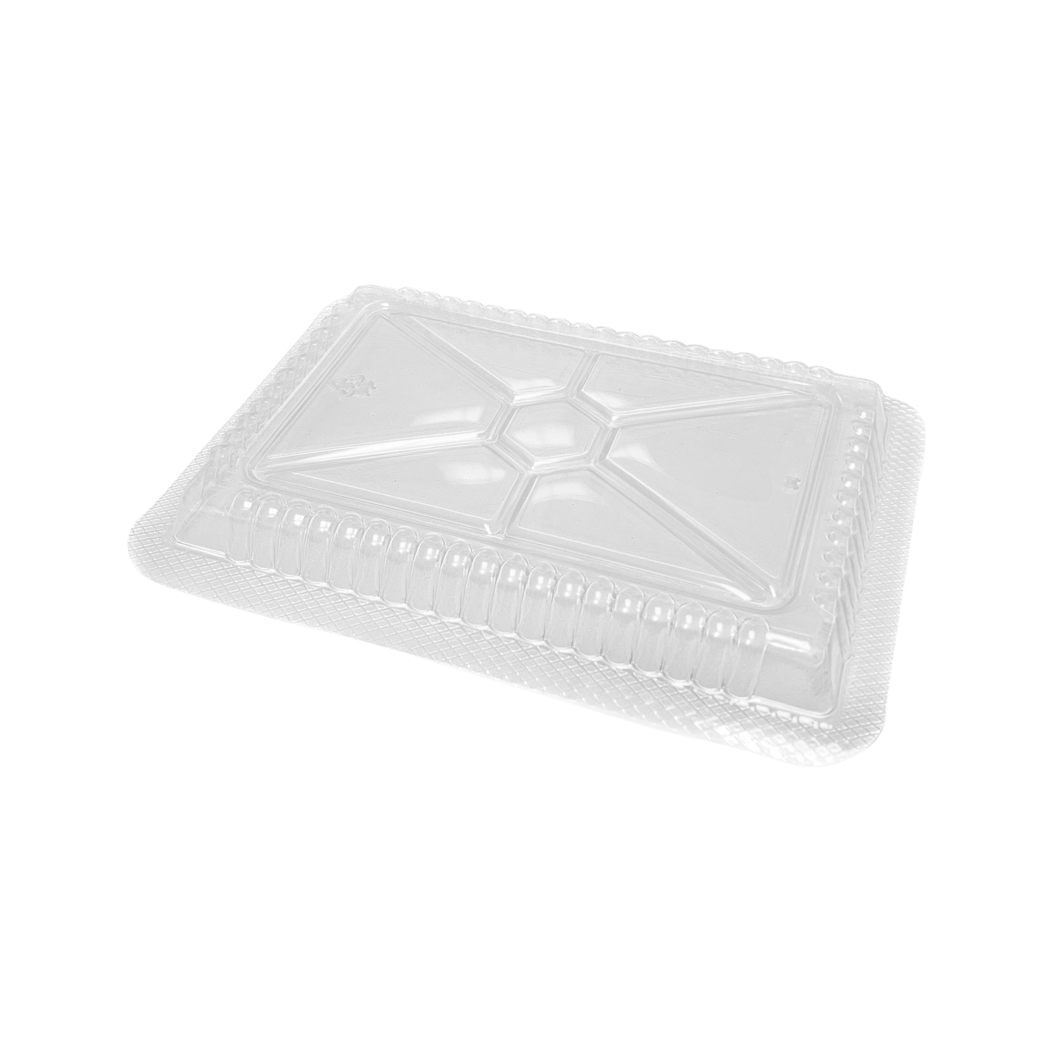 Polypropylene Anti-fog Dome Lids - 13.9cm x 11.4cm x 1.6cm - For 0060200