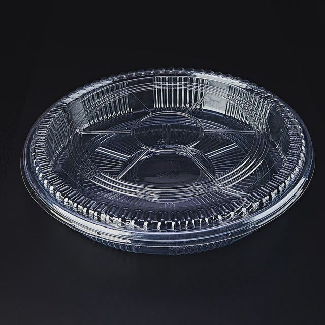 14&quot; Round Platters with Lids