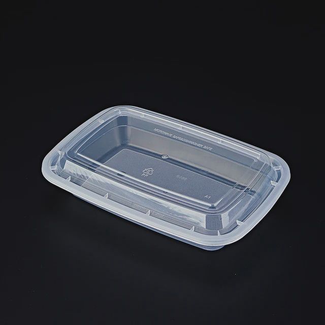 16oz PP Rectangular Container With Lid