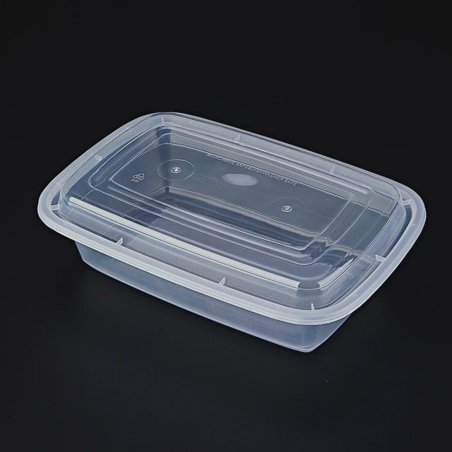 28oz PP Rectangular Container With Lid