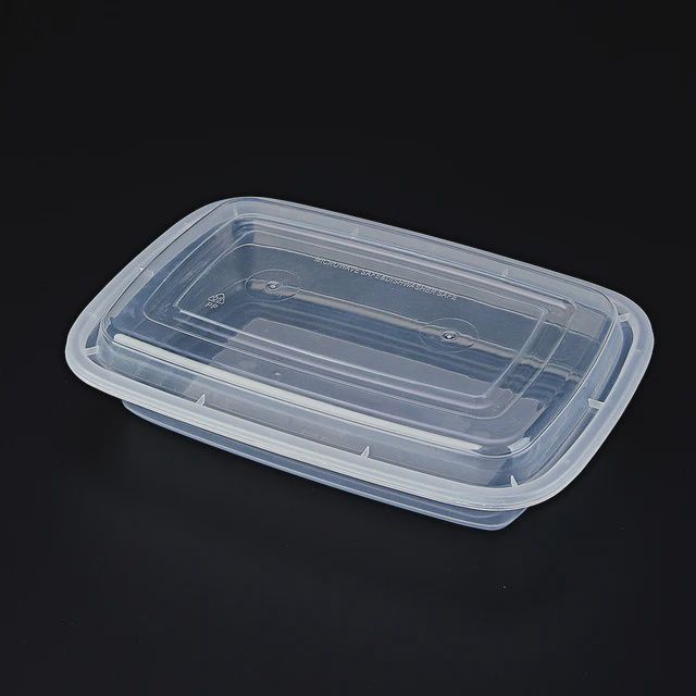 24oz PP Rectangular Container With Lid