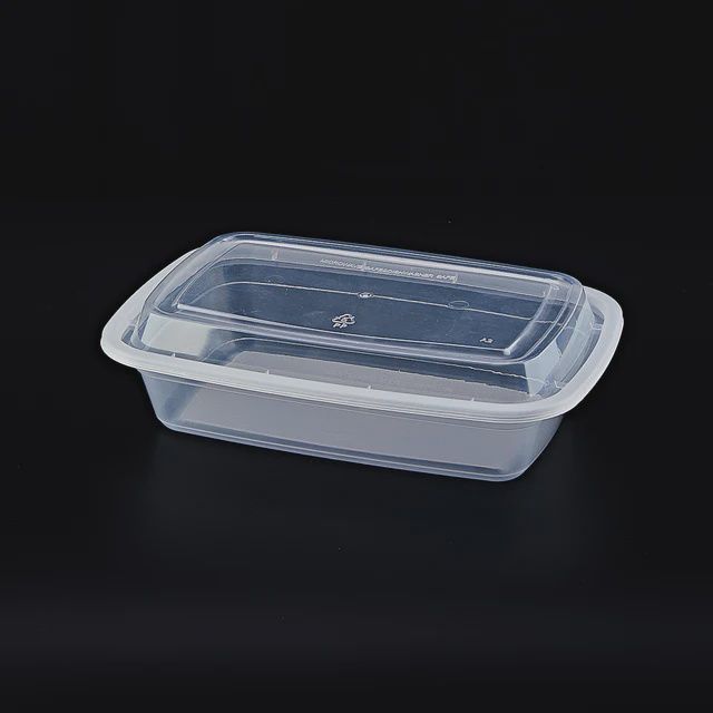 32oz PP Rectangular Container With Lid