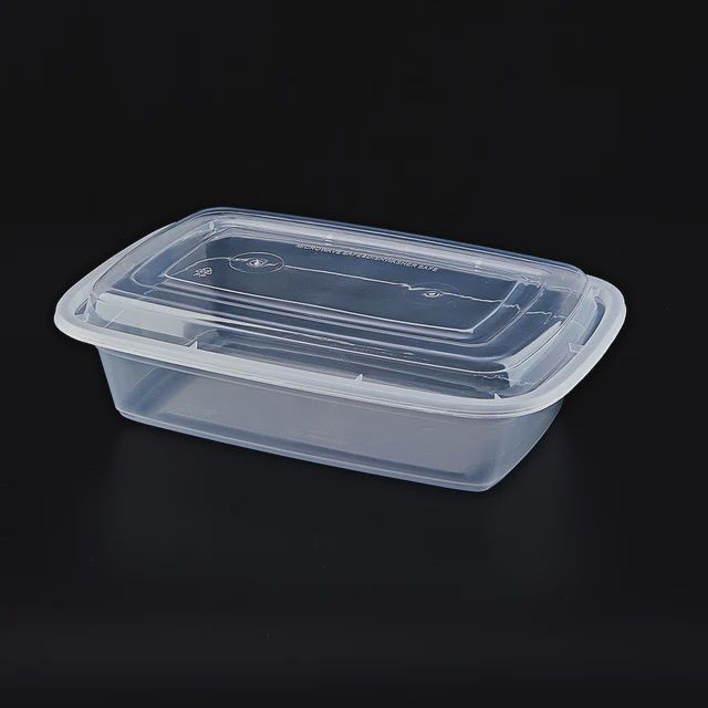 38oz PP Rectangular Container With Lid
