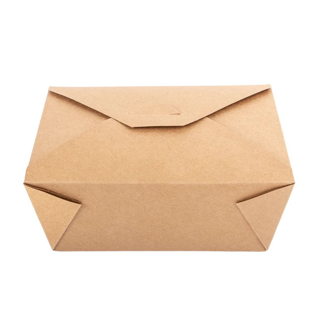 Kraft Paper Box, 96oz, #4 8.97 x 6.22 x 3.46’’