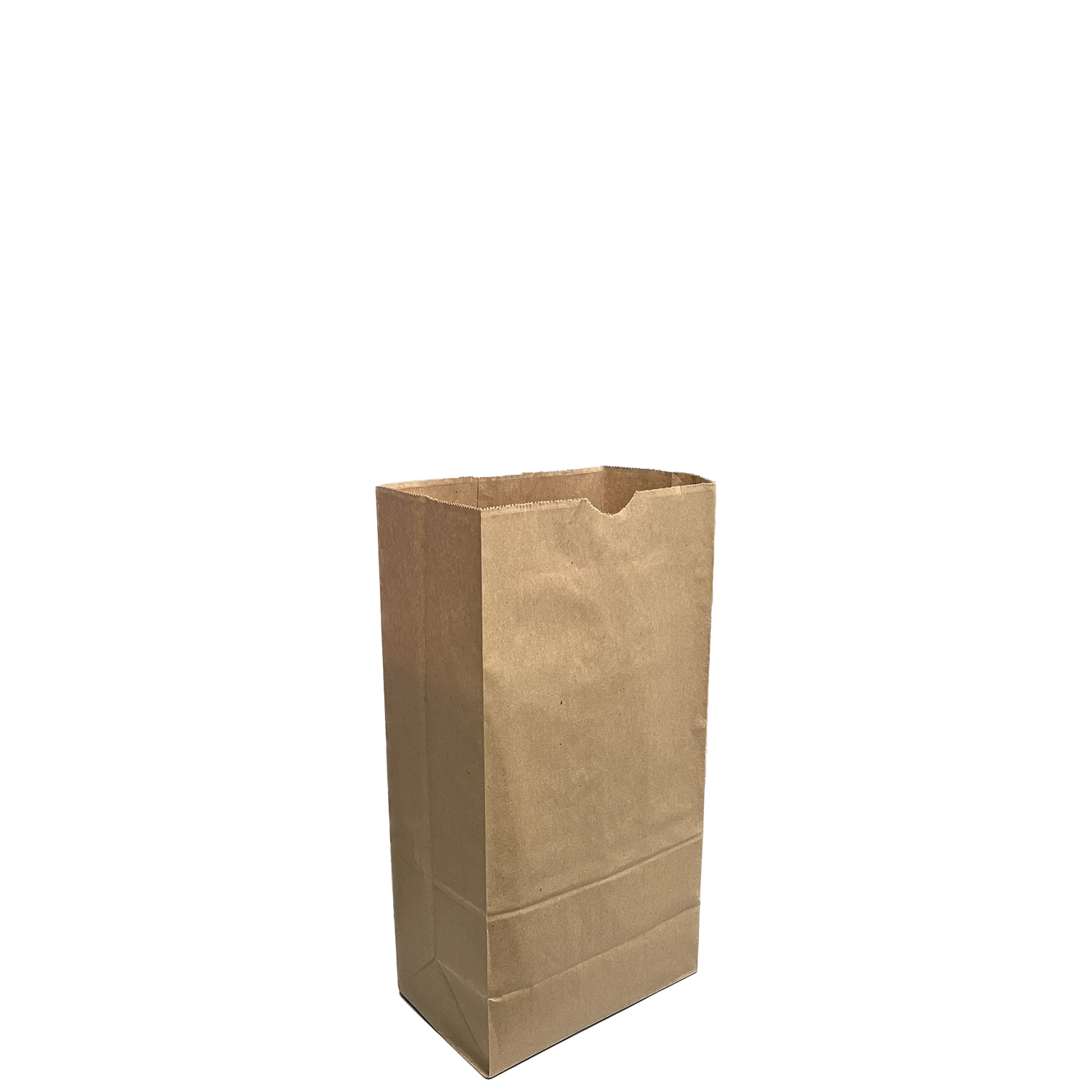 Paper Grocery Bags  - 5.25” x 3.43” x 10.93” - 5lb - DD30 - Kraft