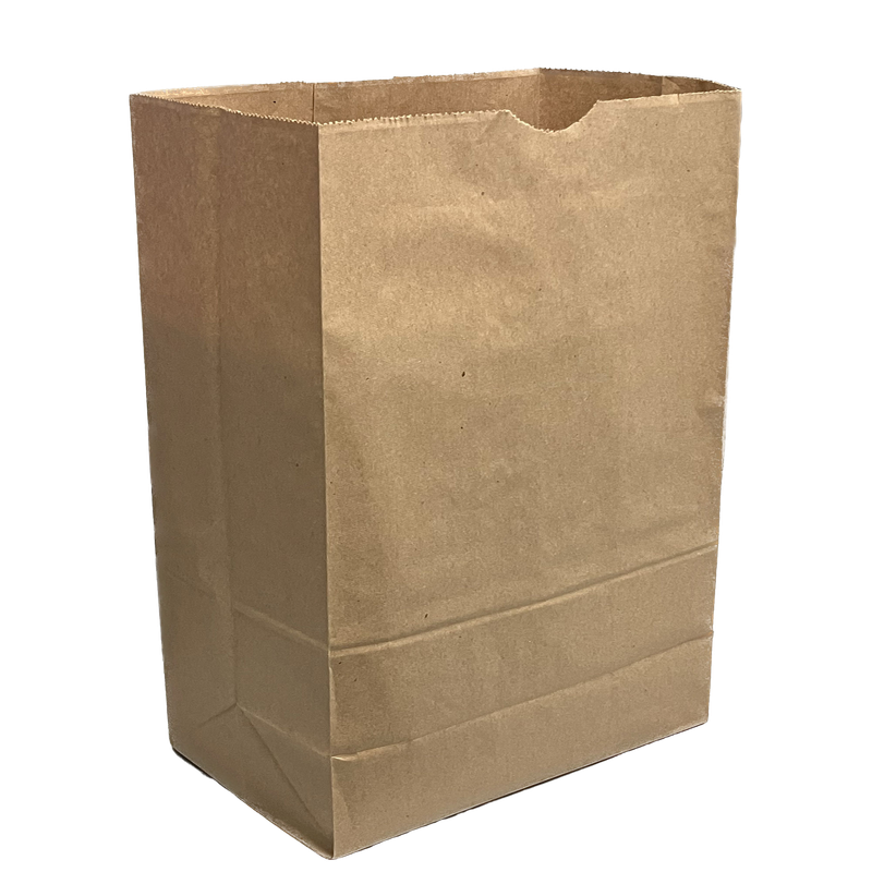 Paper Grocery Bags - 11.88” x 6.86” x 16.8” - 50lb - DD60 - Kraft