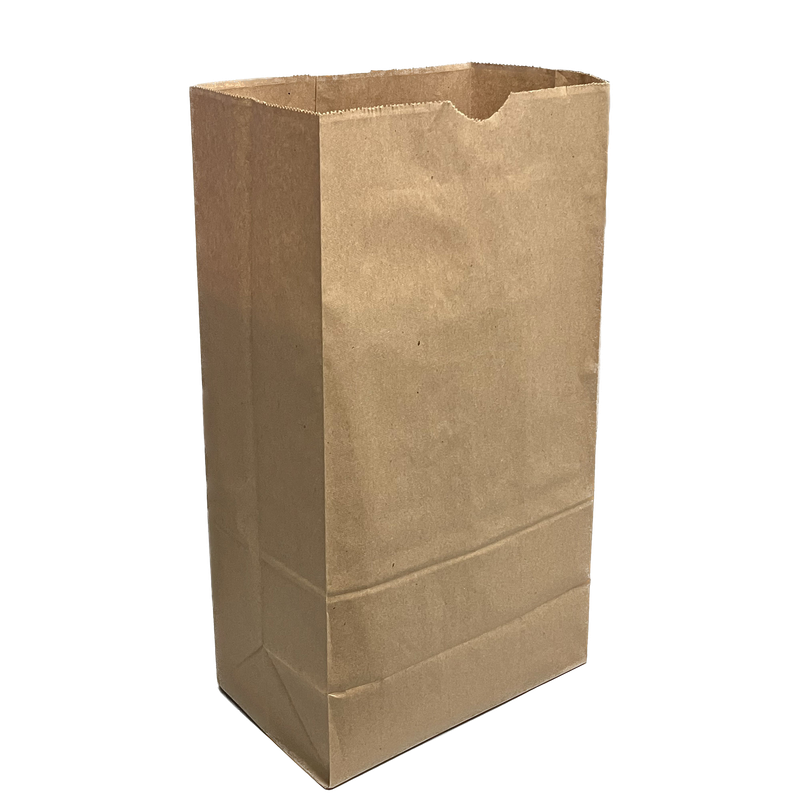 Paper Grocery Bags - 9.75” x 6” x 16” - 35lb - DD53 - Kraft