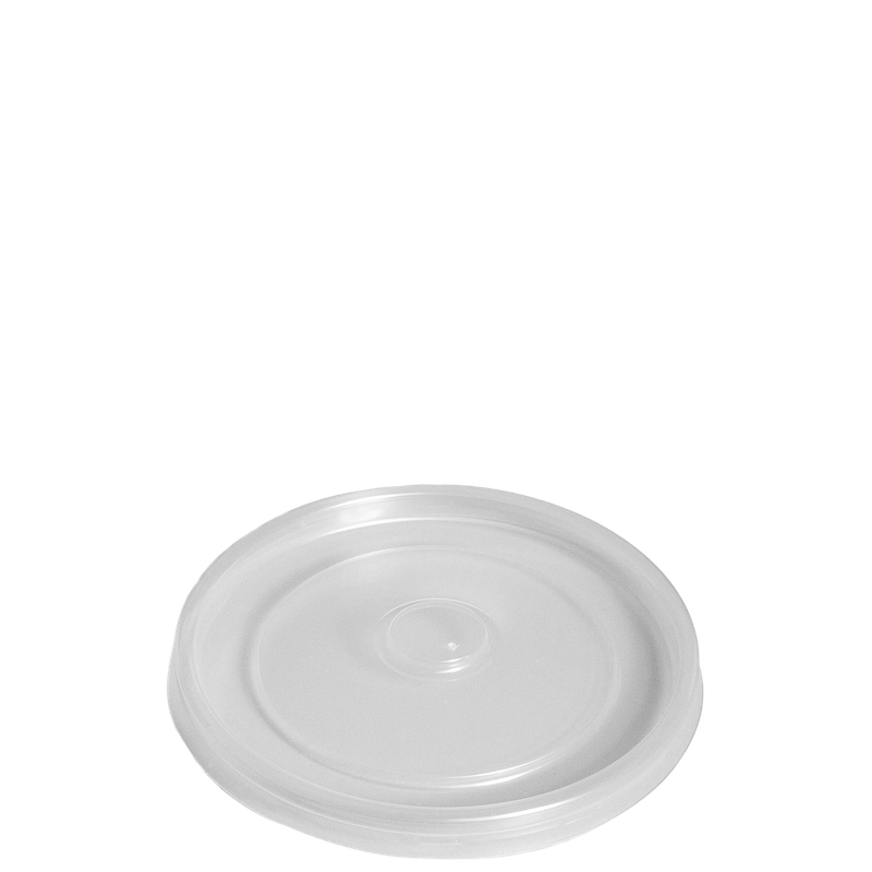 Polypropylene Vented Lids - For 8oz Containers - Clear