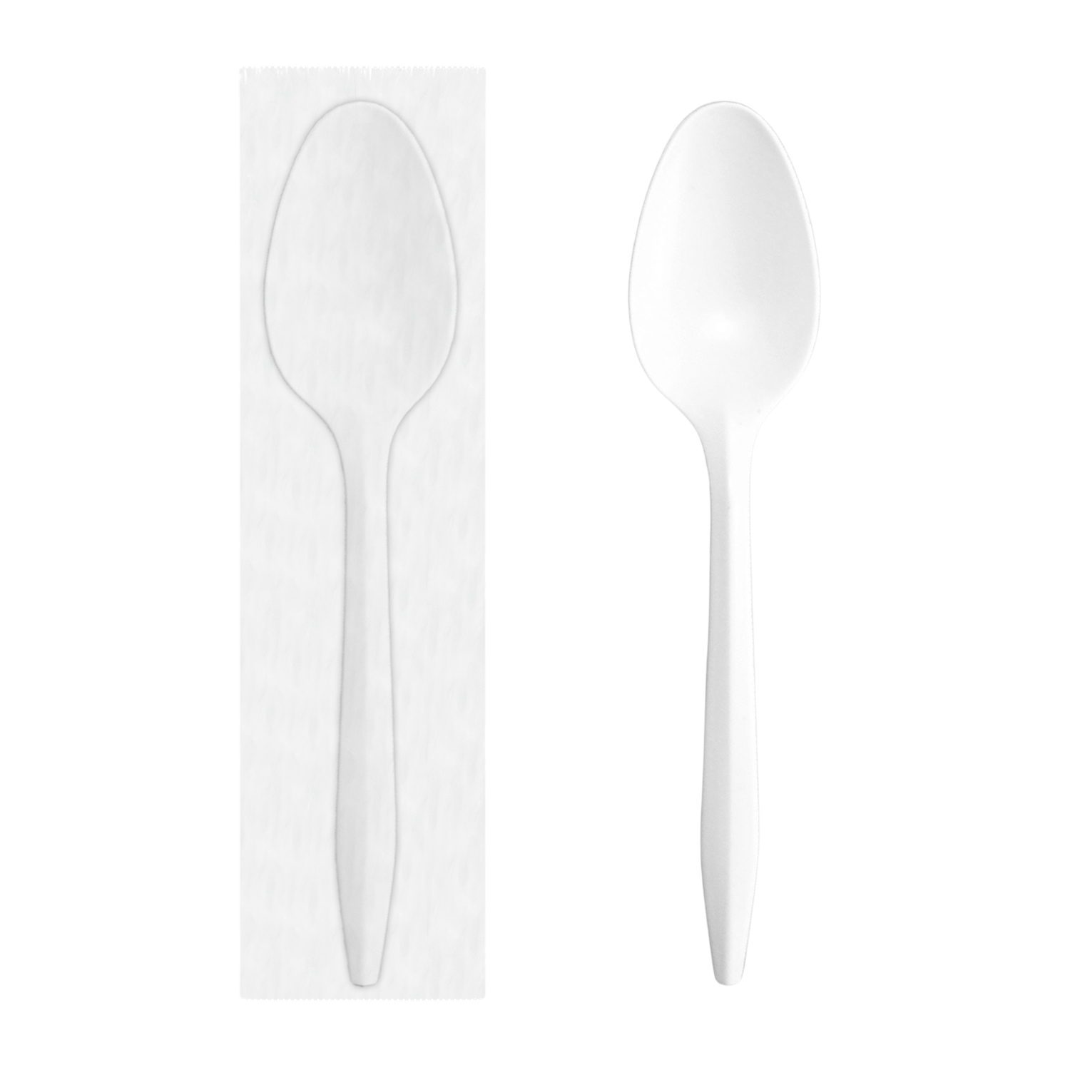 Polypropylene Teaspoons - Individually Wrapped