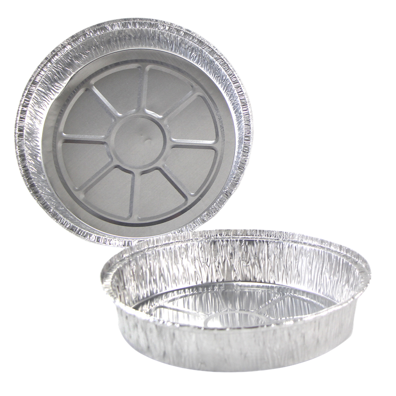 Round Aluminum Containers - 9” dia. - 30 Gauge