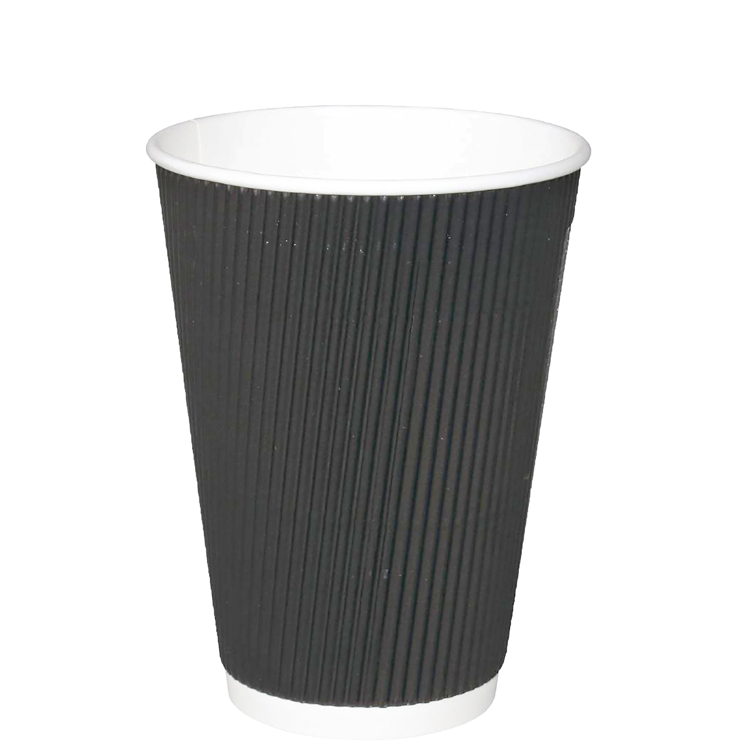Triple Wall Insulated Coffee Cups - 10oz - Black