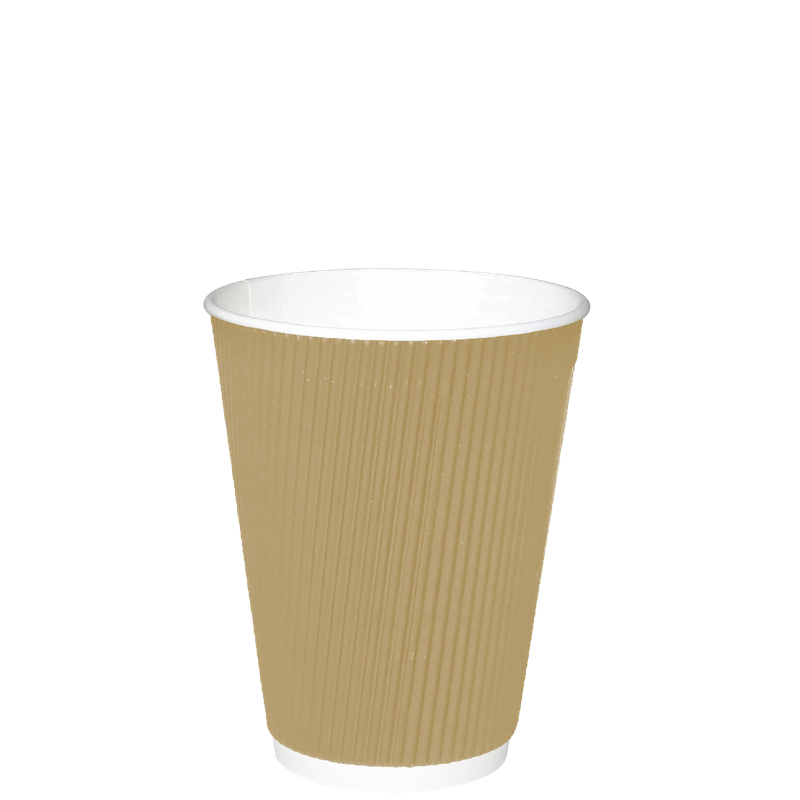 Triple Wall Insulated Coffee Cups - 4oz - Kraft