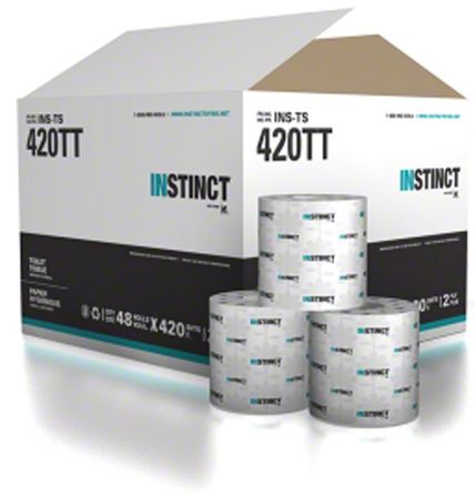 INO Instinct Standard Roll 2 Ply Bathroom Tissue