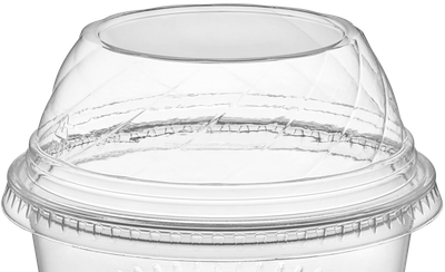 8oz CLEAR SUNDAE LID