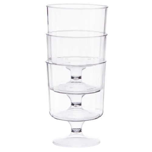 5.5oz PLASTIC WINE GLASS