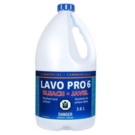 Lavo 6 Liquid Bleach 6% Sodium Hypochlorite - 3.6L