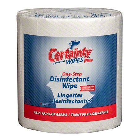 Certainty™ Plus Disinfectant Wipes - 800 ct. Roll