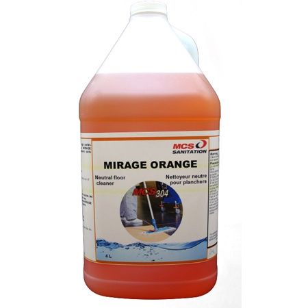 MCS Mirage Orange Neutral Floor Cleaner - 4 L