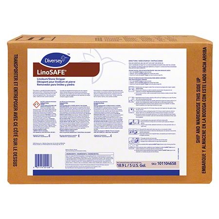 Diversey™ LinoSAFE® Linoleum/Stone Stripper - 5 Gal. BIB